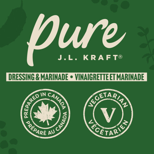 J.L. Kraft Pure Dressing & Marinade Cucumber Greek 355 ml