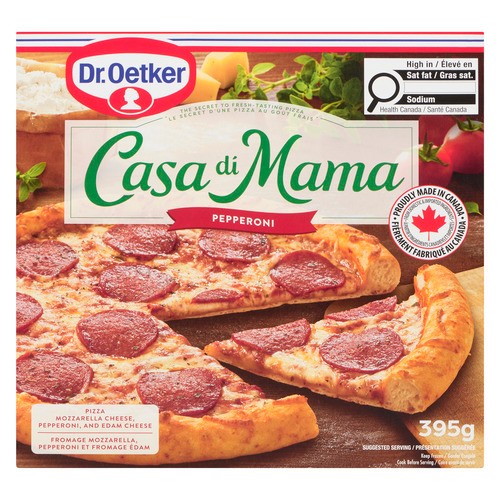Dr. Oetker Casa Di Mama Frozen Pizza Pepperoni 395 g