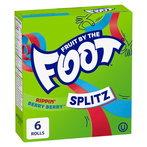 Betty Crocker Fruit By The Foot Gluten-Free Fruit Snacks Rippin' Berry Berry 128 g