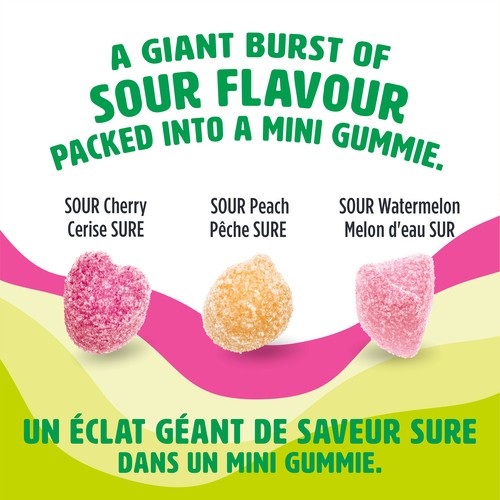 Dare Candy Real Fruit Candy Gummies Sours Minis Summerfruit Burst 180 g