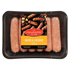 La Fernandière Saucisse bacon et cheddar 375 g
