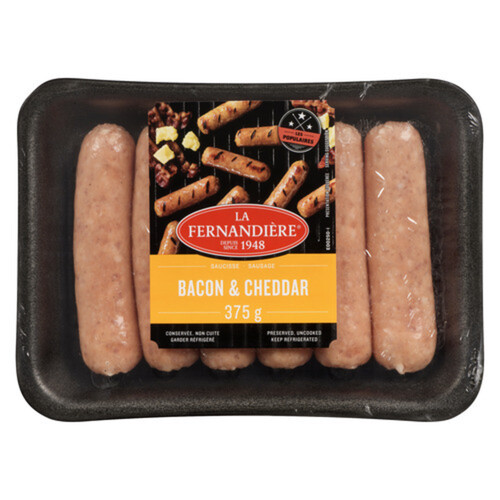 La Fernandière Sausages Bacon & Cheddar 375 g