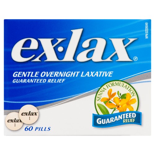 Exlax Senna Formula Laxative 60 EA