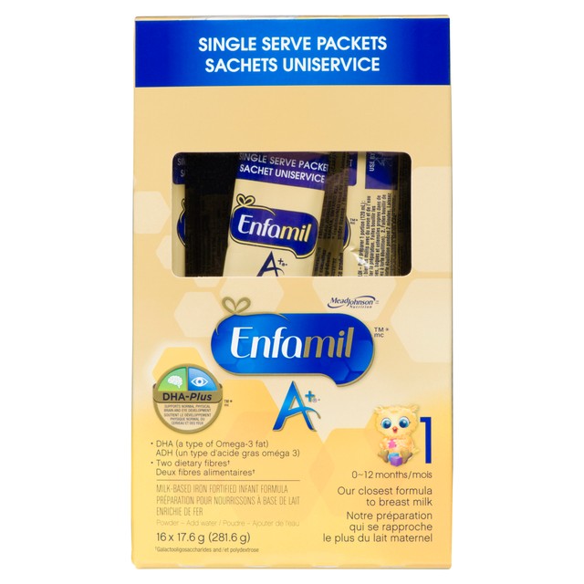 Formula Packets Enfamil A+ Powder Packets Infant Formula 280 g - Voilà Online Groceries ...