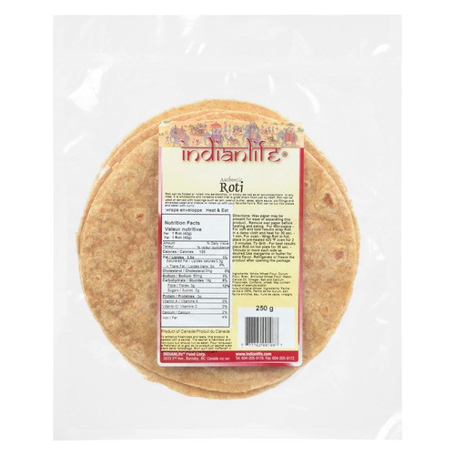 Indianlife Roti Wraps Authentic 250 g