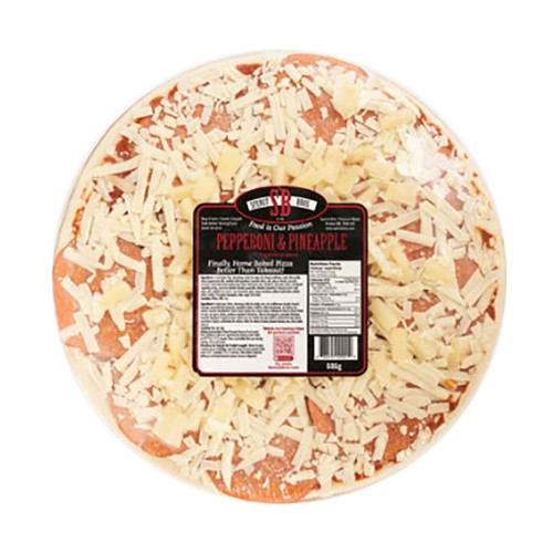 Spenst Frozen Pizza Pepperoni & Pineapple 12-Inch 686 g