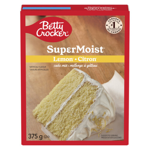 Betty Crocker Super Moist Cake Mix Lemon 375 g