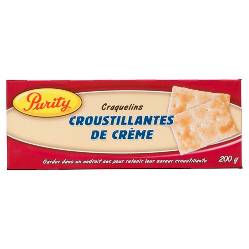 Purity Crackers Crisps Cream 200 g