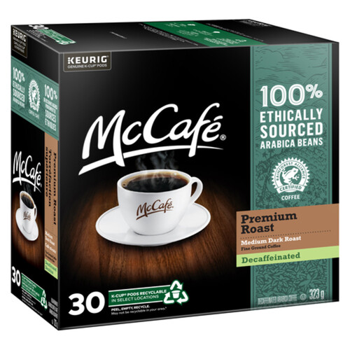 McCafé Decaffeinated Coffee Pods Medium Dark Roast 30 K-Cups 323 g