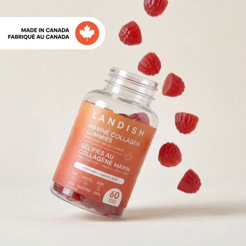Landish Marine Collagen Gummies Citrus Berry 60 Count