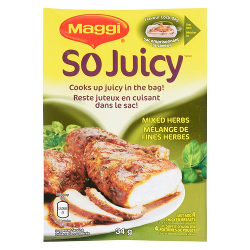 Maggi Seasoning Mix So Juicy Herbs 34 g