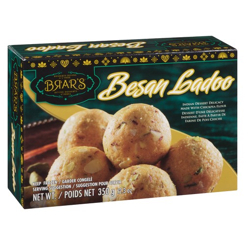 Brar's Dessert Besan Ladoo 350 g (frozen)