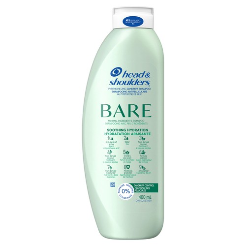 Head & Shoulders Shampoo Bare Soothing Hydration 400 ml