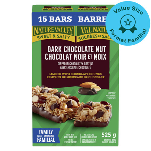 Nature Valley Granola Bars Sweet & Salty Dark Chocolate Nut 525 g