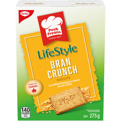 Peek Freans Lifestyle Cookies Bran Crunch 275 g