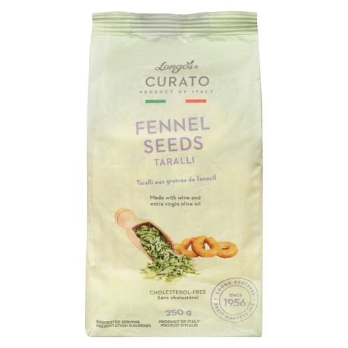 Longo's Curato Taralli Fennel 250 g