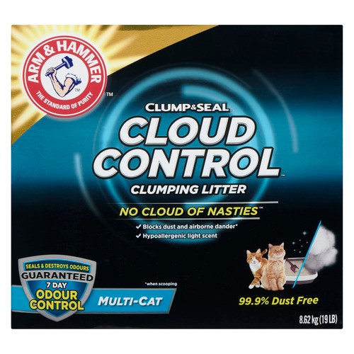 Arm & Hammer Clump & Seal Cloud Control Clumping Litter Multi-Cat 8.62 kg