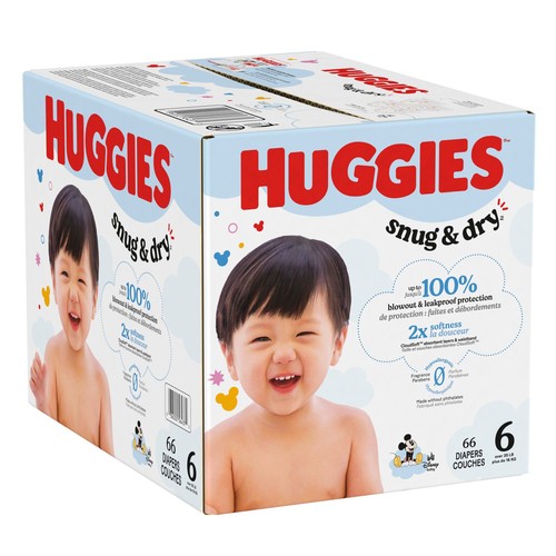 Huggies Snug & Dry Size 6 66 Count