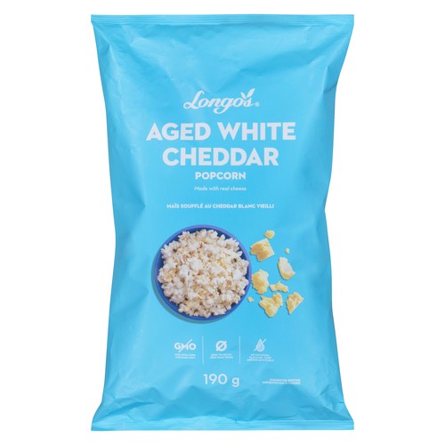 Longo's Popcorn Aged White Cheddar 190 g