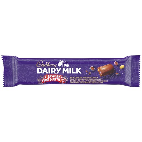 Cadbury Dairy Milk Candy Fireworks With Popping 38 g