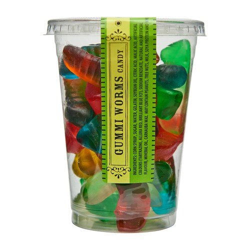 Reddi Snack Gummi Worms Candy 180 g