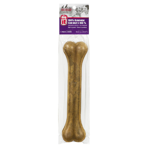 Dogit Rawhide Natural Pressed Bone 1 EA