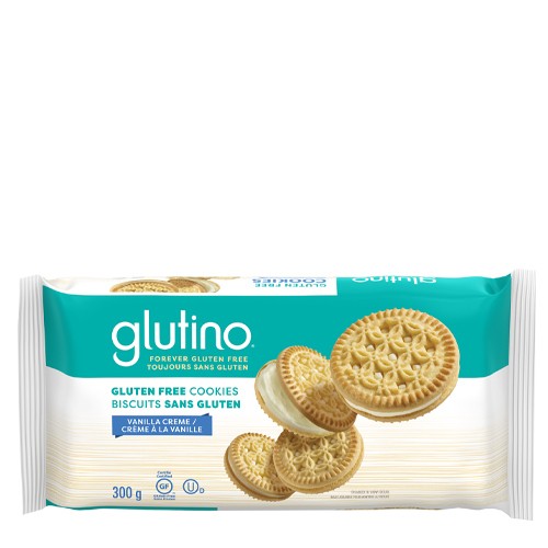 Glutino Gluten-Free Cookies Vanilla Creme 300 g