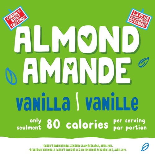 Earth's Own Almond Milk Alternative Vanilla 1.89 L