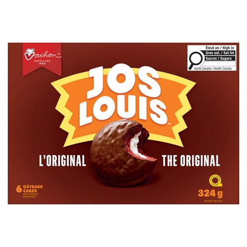 Vachon Jos Louis Cakes Snack The Original 6 Pack 324 g 