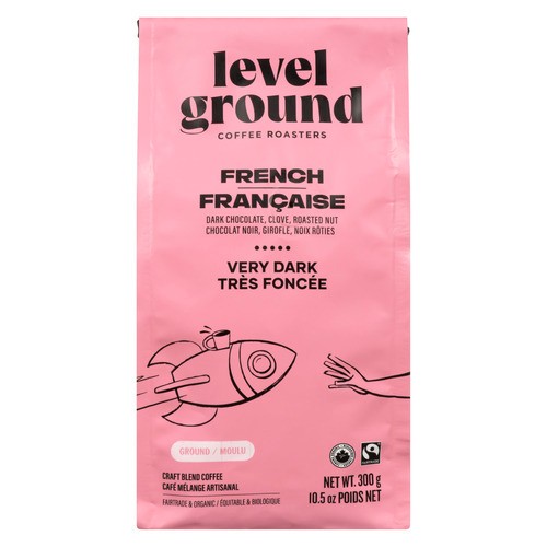 Level Ground Trading Fair Trade French Ground Coffee 300 g