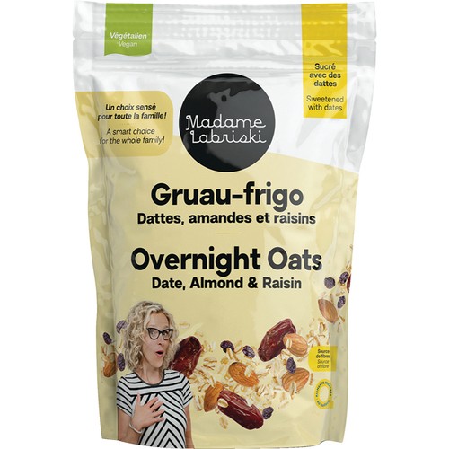 Madame Labriski Overnight Oats Date Almond & Raisin 250 g