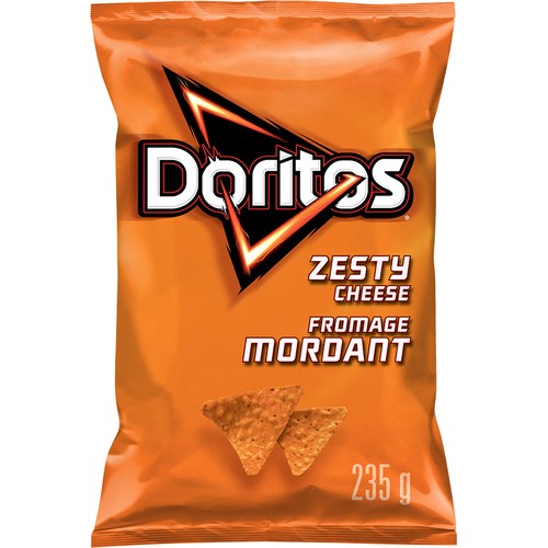 Doritos Tortilla Chips Zesty Cheese 235 g
