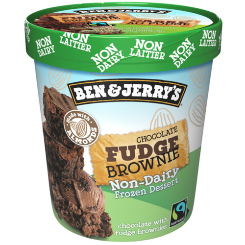 Ben & Jerry's Non-Dairy Ice Cream Chocolate Fudge Brownie 500 ml
