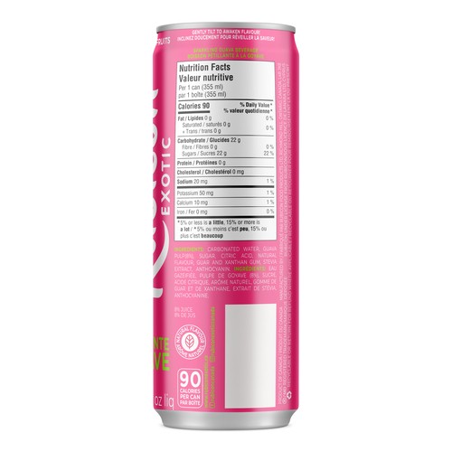 Rubicon Juice Sparkling Guava 4 x 355 ml (cans)