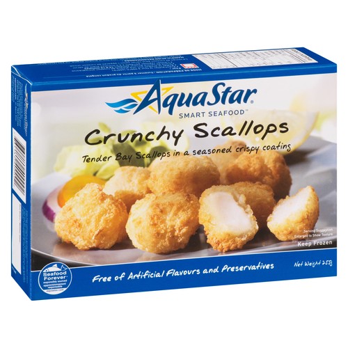 Aqua Star Frozen Crunchy Scallops Oven Ready 255 g