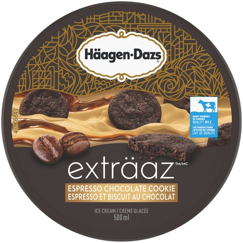 Häagen-Dazs Exträaz Ice Cream Espresso Chocolate Cookie 500 ml