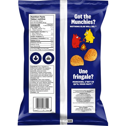 Munchies Tortilla Chips Chili Cheese Stampede Flavoured 245 g