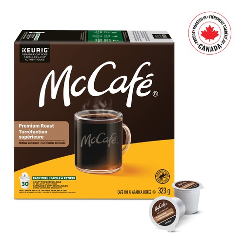 McCafé Premium Coffee Pods Medium Dark Roast 30 K-Cups 323 g