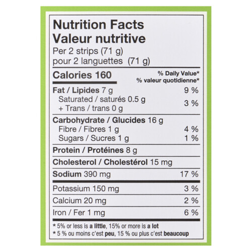 Little Wins by Janes Fully Cooked Frozen Strips Chicken and Vegetable