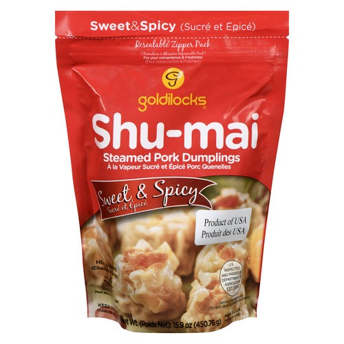 Goldilocks Frozen Shu-mai Pork Dumplings Sweet & Spicy 500 g