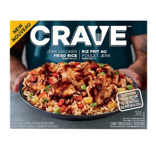 CRAVE Frozen Fried Rice Jerk Chicken 300 g