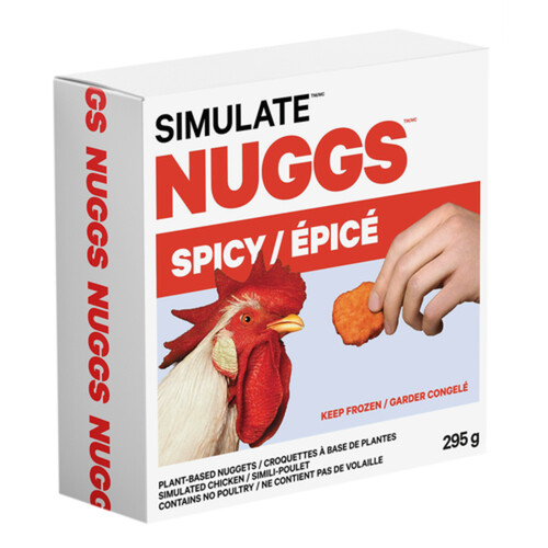 Simulate NUGGS Spicy Plant-Based Frozen Nuggets 295 g