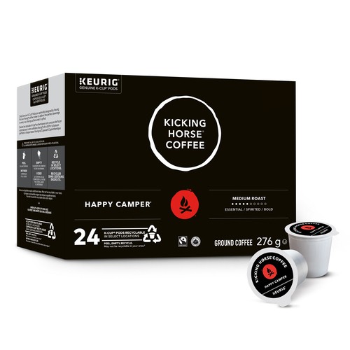 Kicking Horse Coffee Pods Happy Camper Medium Roast 24 K-Cups 276 g