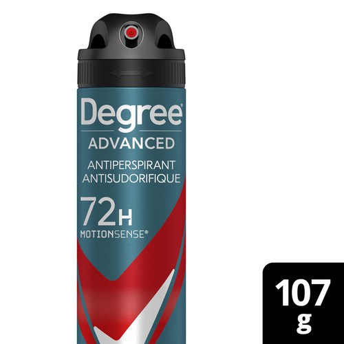 Degree Men Advanced Dry Spray Antiperspirant Nonstop Deodorant 107 g