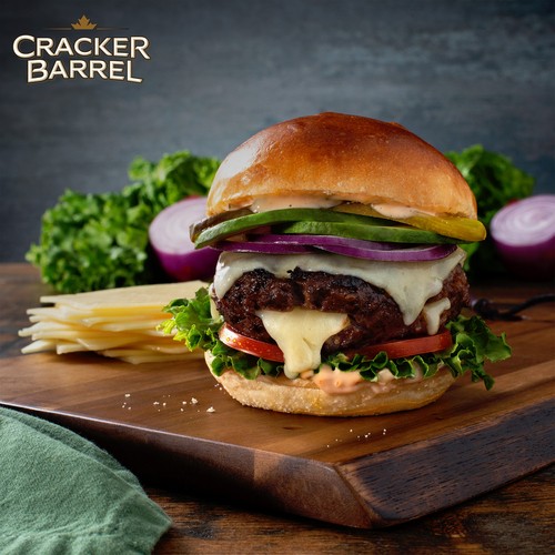 Cracker Barrel Cheese Slices Old Cheddar 200 g