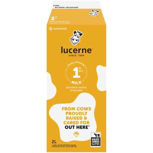 Lucerne 1% Milk 2 L
