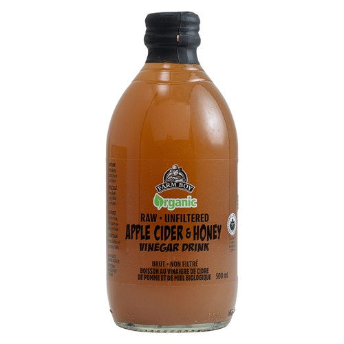 Farm Boy Organic Apple Cider & Honey Raw 500 ml