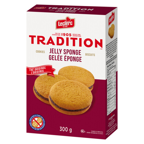 Leclerc Tradition Cookie Jelly Sponge 300 g Voilà Online Groceries & Offers