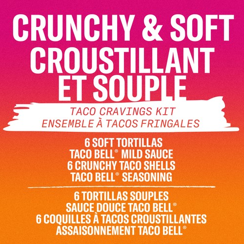 Taco Bell Cravings Kit Crunchy & Soft 370 g