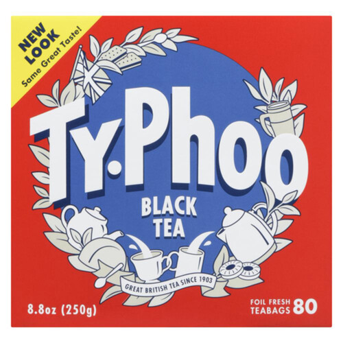 Typhoo Black Tea 80 Tea Bags